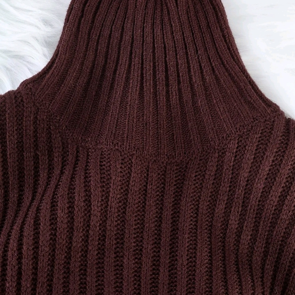 Striped Multicolor Knit Dress - Picture 3 of 6